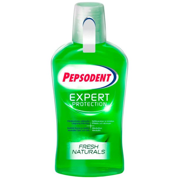 Pepsodent Munvatten Expert Protection Fresh Naturals