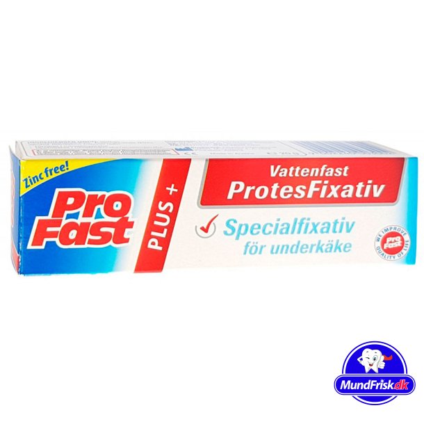 Profast Plus Fixativt proteslim - Zinkfri sjlvhftande krm fr proteser
