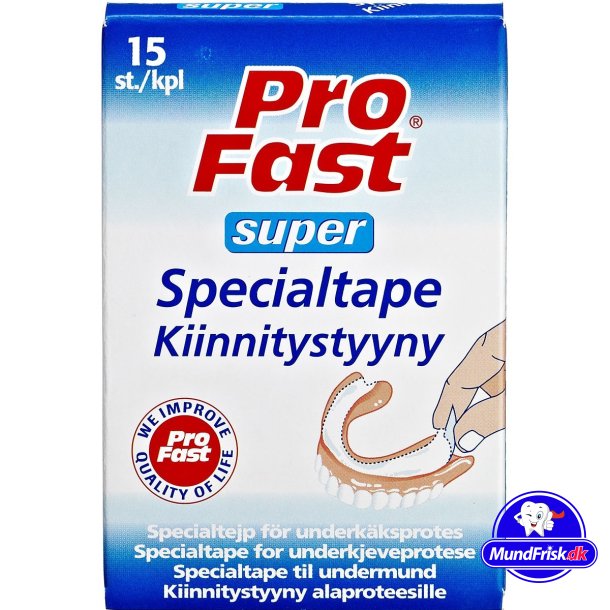 Profast Special Tape til tandproteser FittyDent Protesepuder