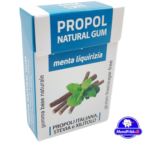 Naturlig Propolis Tyggegummi PROPOL Mint + Lakrids