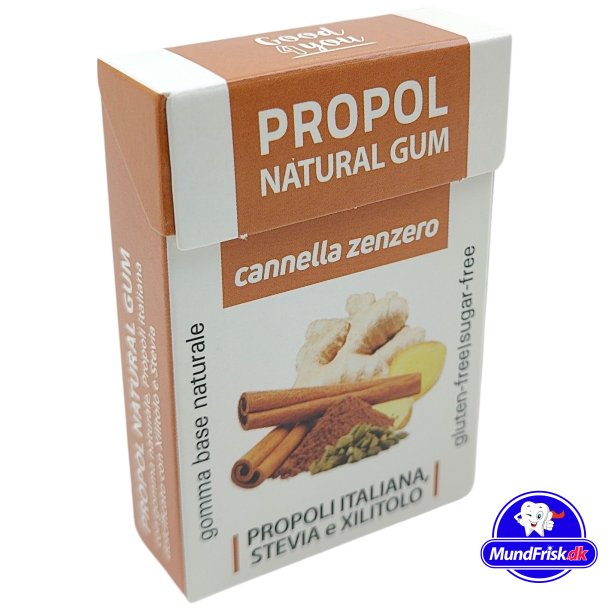 Naturlig propolis Tyggegummi PROPOL kanel + ingefr