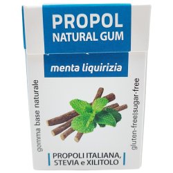 Naturligt Propolis Tuggummi PROPOL Mint + Lakrits