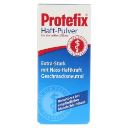 Protefix Fixative pulver Ekstra Sterkt Protetisk lim