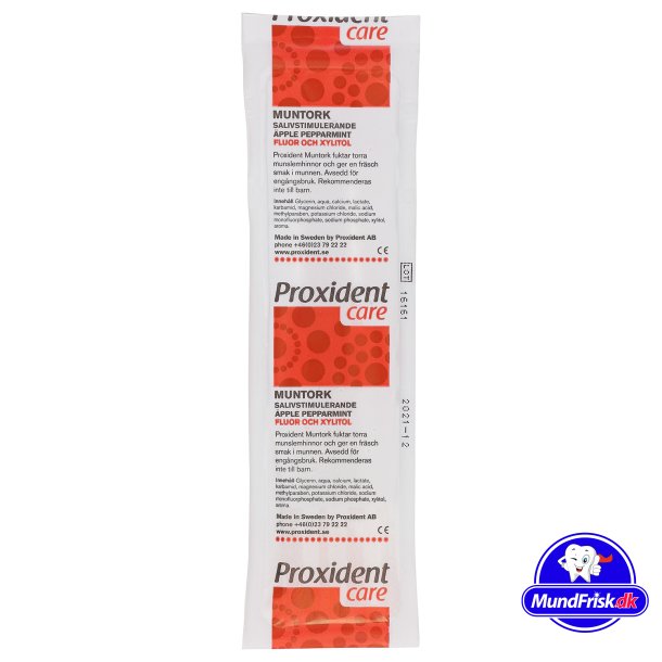 Proxident Peppermint -Mundtupfer gegen Mundtrockenheit, 2er-Pack.