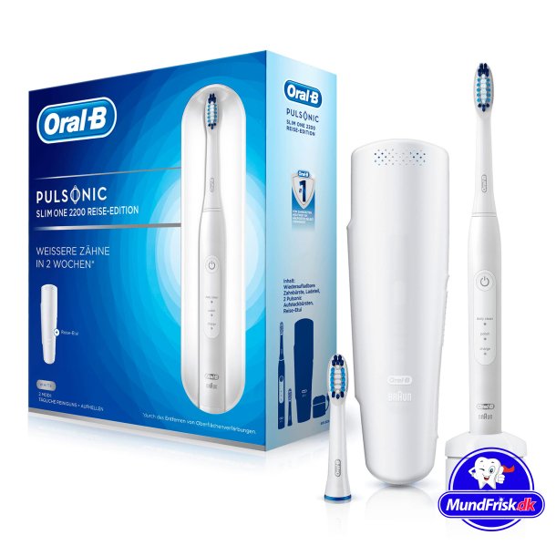 Elektrische Zahnb&uuml;rste Oral-B Pulsonic + Case Slim One 2200 Extra-B&uuml;rstenkopf