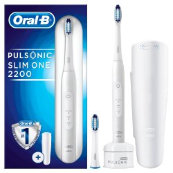Oral-B Pulsonic El-tandbrste + Etui Slim One 2200 Ekstra Brstehoved