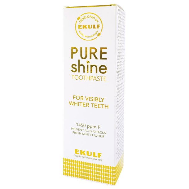 Tandblegning Tandpasta PURE Shine 75 ml.