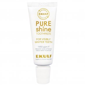 Ekulf PURE Shine Whitening Tandpasta Rejsestrrelse - 12 ml.