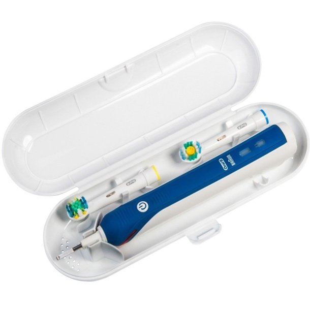 Rejse-Etui til El-tandb�rste Boks til bl.a. Oral-B HVID