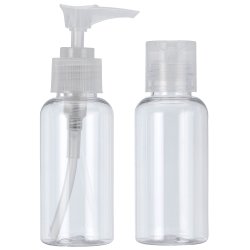 2 stk. Reiseflasker Med Spray Transparent