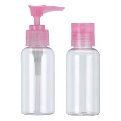 2 stk. Reiseflasker Med Spray Transparent