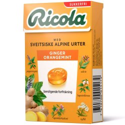 Ricola Ginger Orangemint �rtgodis 50g