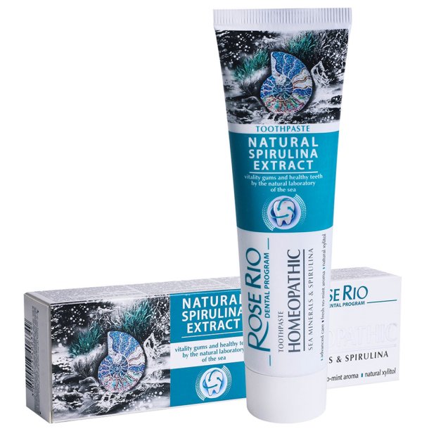 Rose Rio Homeopatisk tandkrm Spirulina &amp; Sea Minerals