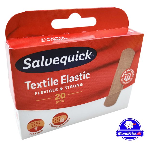 Salvequick Textile Elastic Adhesive gips - 20 st.