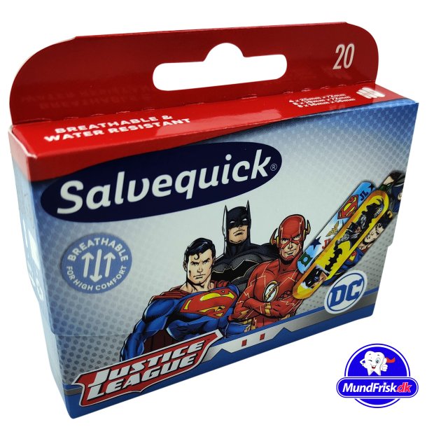 Salvequick Justice League Plaster til brn - 20 stk.
