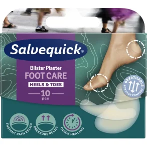 Salvequick Blister Prevention Heels & Toes Vabel-Plaster til hle og ter