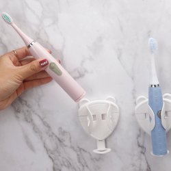 Universeller Halter f&uuml;r elektrische Zahnb&uuml;rsten zur Wandmontage