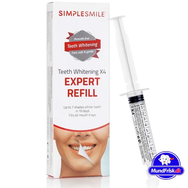Tandblekning SimpleSmile Expert Refill X4