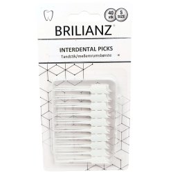 Soft Rubber Toothpicks BRILLIANZ Interdental SMALL