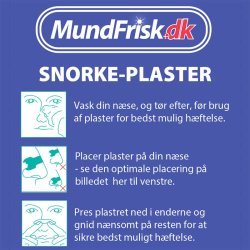 SnoreReduze Snorke Plaster 30 stk. Stop Snorken Nse-strips