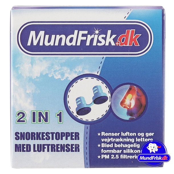 2 st. Snarkproppar med luftrenare Stop Snoring Anti-Snore Nose Purifier