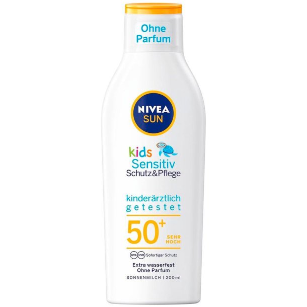 Nivea Sun Kids Sensitiv Protection &amp; Care SPF 50 Solcreme 200ml