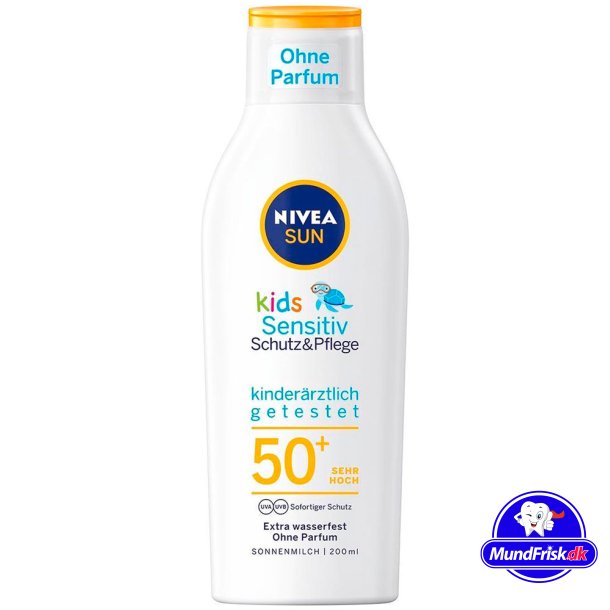 Nivea Sun Kids Sensitive Protection &amp; Care SPF 50 Solskyddsmedel 200ml