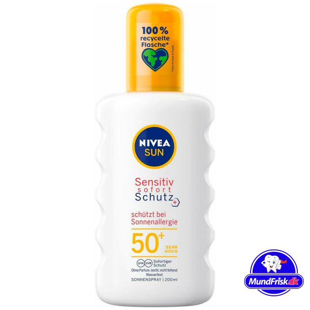 Nivea Sun Sun Spray SPF 50 Protect &amp; Sensitive Soothing 200ml