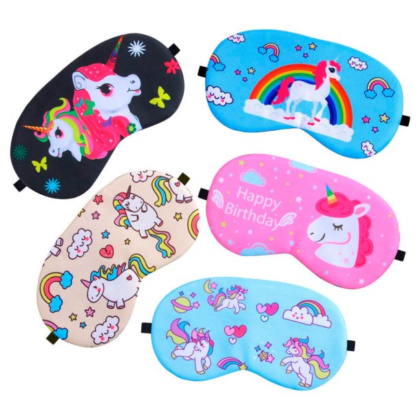 Enhrningssovmask med enhrningsmotiv