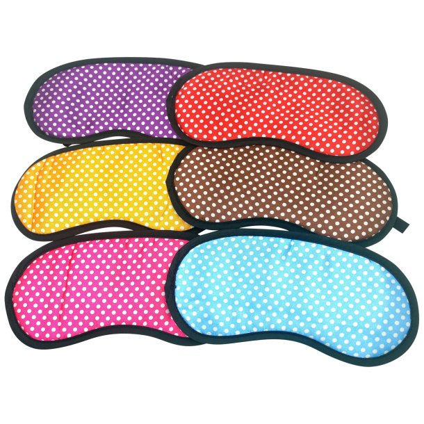 Sovmask med prickar - vlj din egen frg