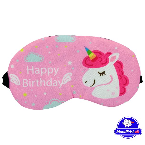 Unicorn Sovemaske Med Enhjrning Motiver PINK