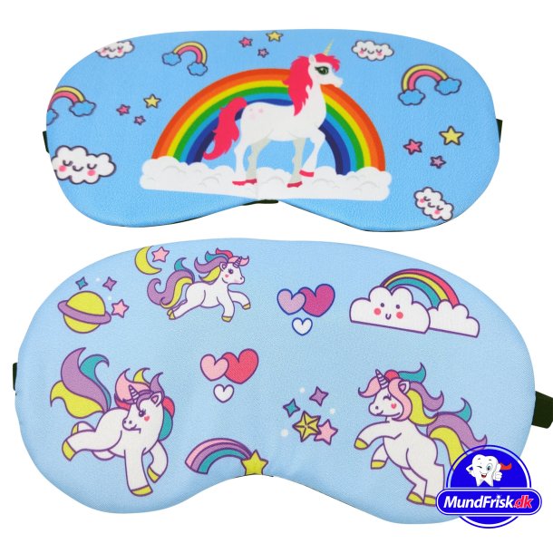 Unicorn Sovemaske Med Enhjrning Motiver BL&Aring;