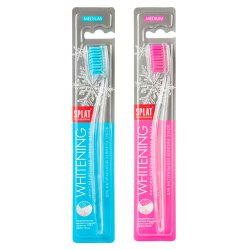 Splat Professional Whitening Medium Tandborste Transparent Handtag