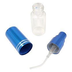 Sprayflaska med frgat lock - Atomizer fr munvatten eller parfym - 5 ml.