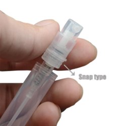 Sprayflaska - Klar - Atomizer fr munvatten eller parfym - 4 ml.