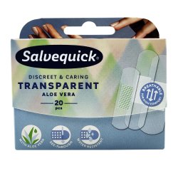 Salvequick TRANSPARENT Aloe Vera Gips - 20 st.