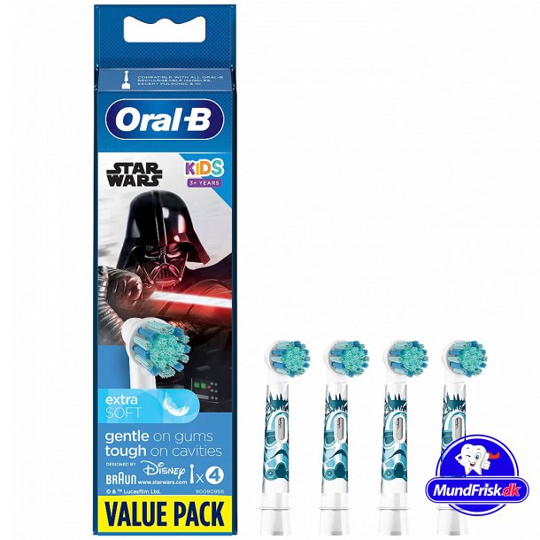 Oral-B Borsthuvuden fr barn Star Wars 4 st.