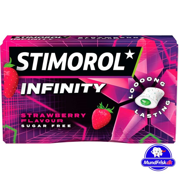 Stimorol Max Splash Infinity Strawberry tyggegummi Splash