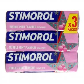 Stimorol Bubble Mint Flavour Tuggummi - 3-pk.