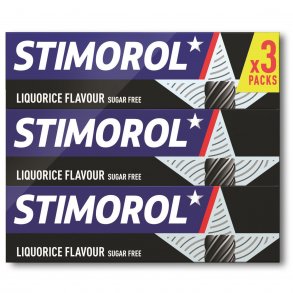 Stimorol Lakrits Lakrits Tuggummi - 3-pack
