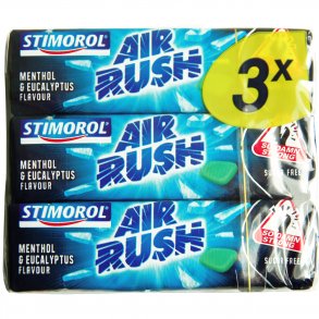 Stimorol Air Rush Mentol & Eucalyptus Tuggummi - 3-pk.