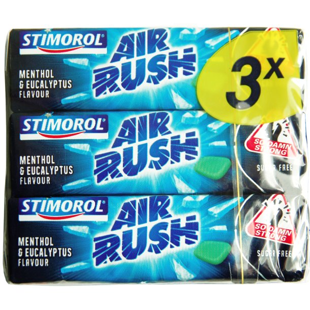 Stimorol Air Rush Mentol &amp; Eucalyptus Tuggummi - 3-pk.