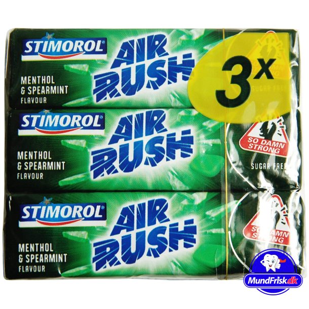Stimorol Air Rush Menthol &amp; Spearmint Tyggegummi - 3-pk.