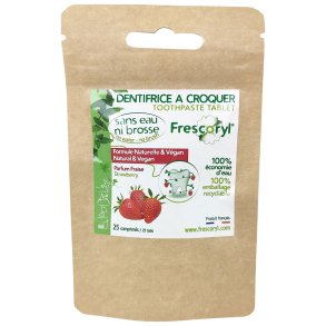 Frescoryl Tandpasta Tabletter STRAWBERRY