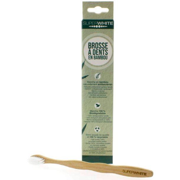 Superwhite bambu tandborste