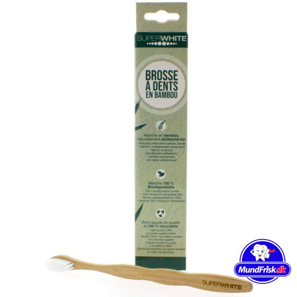 Superwhite bambu tandborste