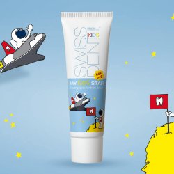 Swissdent Barnetannkrem Barn My Little Star 0-6 �r 50 ml.