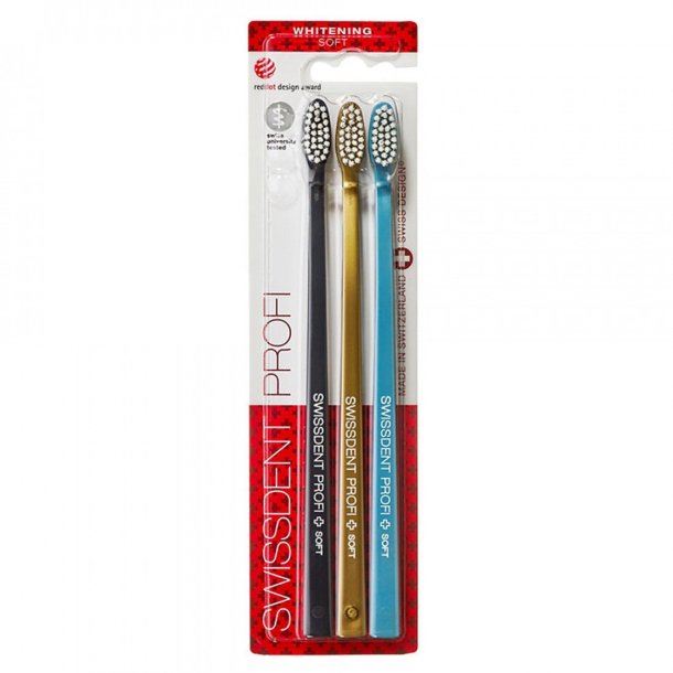  SwissDent Tandborstar Profi Whitening Lausanne 3 st.