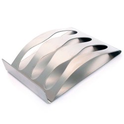 Tandborsthllare i rostfritt stl - Enkel montering p vggen