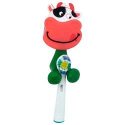 Tandborsthllare med sugkopp St tecknat djur